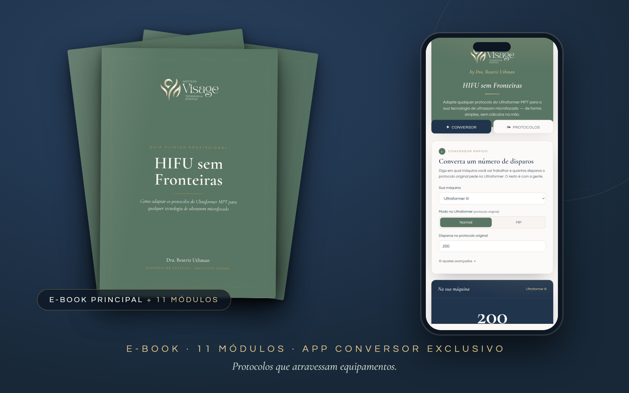 HIFU sem Fronteiras — e-book, módulos e aplicativo